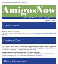 AmigosNow newsletter